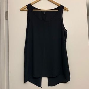 Express Tops - Express black lower back slit top small Express Tops - Express black lower back slit top small
